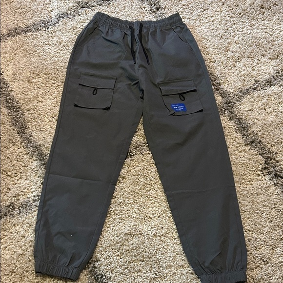 Other - Youth gray parachute jogger pants size 12y (shein)